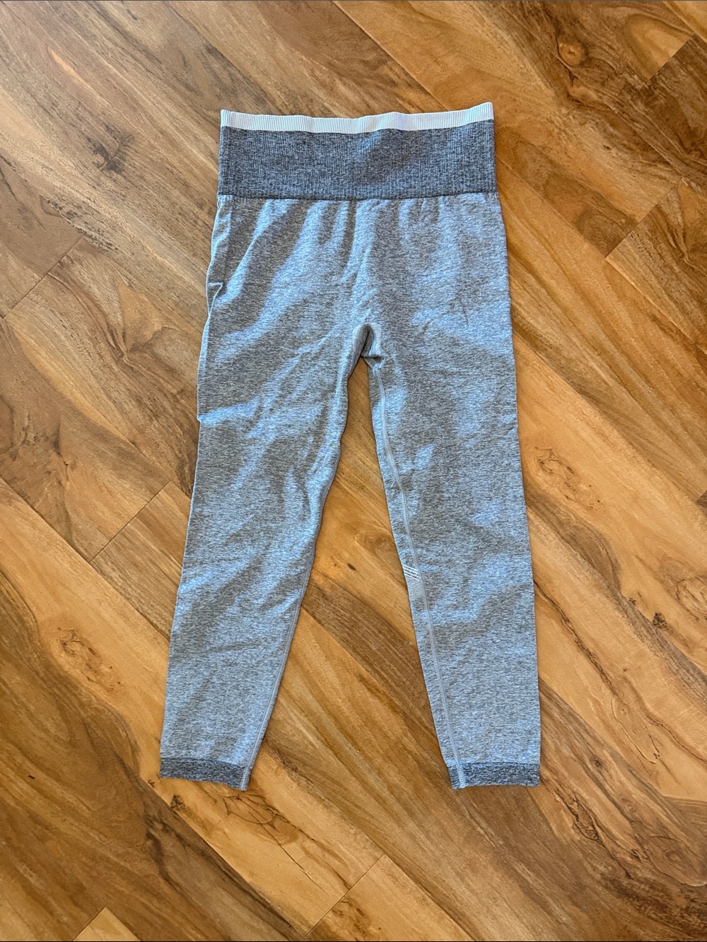 SPANX Gray High-Waist Seamless Leggings